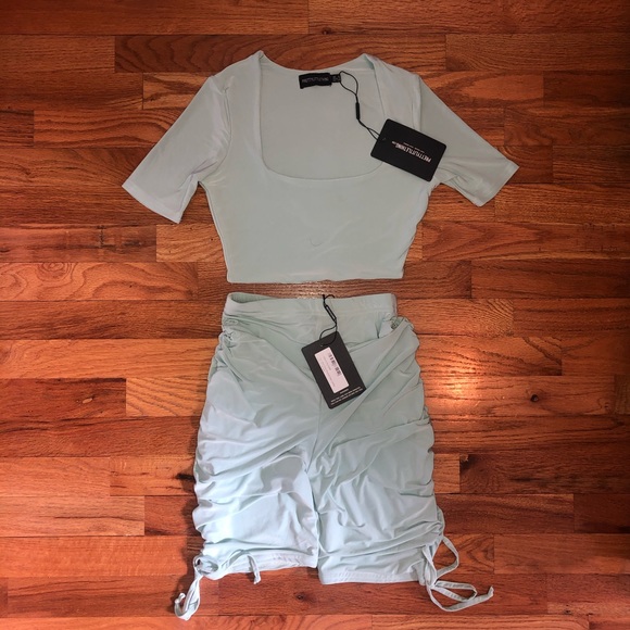 Pretty Little Thing Teal set - Picture 2 of 4